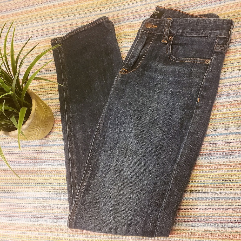J. Crew Matchstick Stretch Straight Jeans 26R